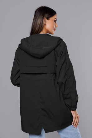 Parka subțire, neagră