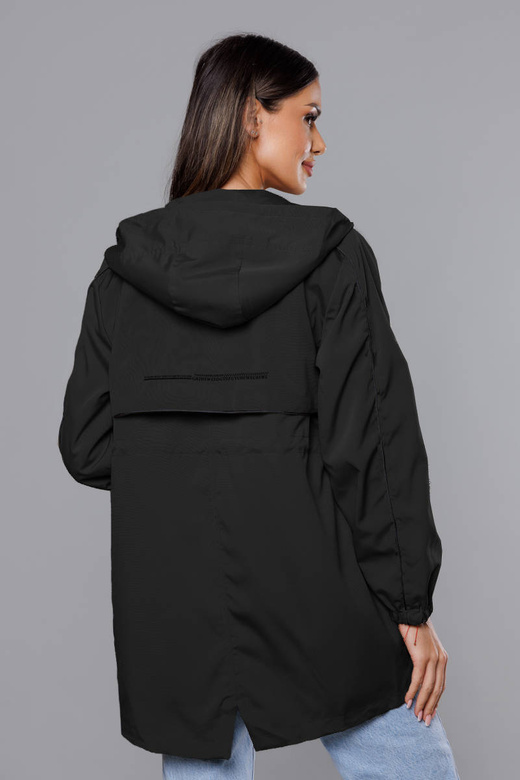 Parka subțire, neagră