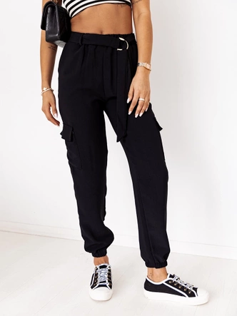 Pantaloni casual negri pentru femei