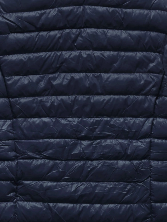 Przejściowa granatowa kurtka damska ze stójką