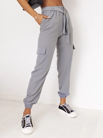Pantaloni casual gri pentru femei