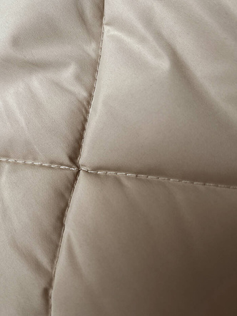 Vestă lungă, oversize, de culoare bej deschis